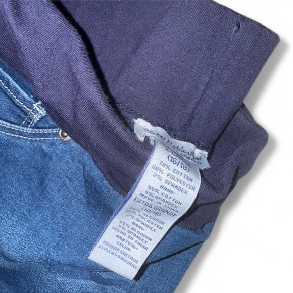 Planet Motherhood Maternity Jeans XL (16/18) Medium Vintage Wash - Picture 2 of 4
